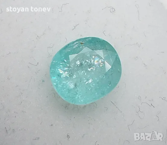 Параиба турмалин в красив син цвят - 2.22кт.! Нов! Сертифициран!, снимка 11 - Други - 47974673