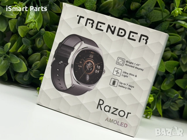 TRENDER Razor Smartwatch Black 