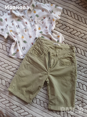 Летен сет с хавайка Bershka, снимка 3 - Комплекти - 54014090