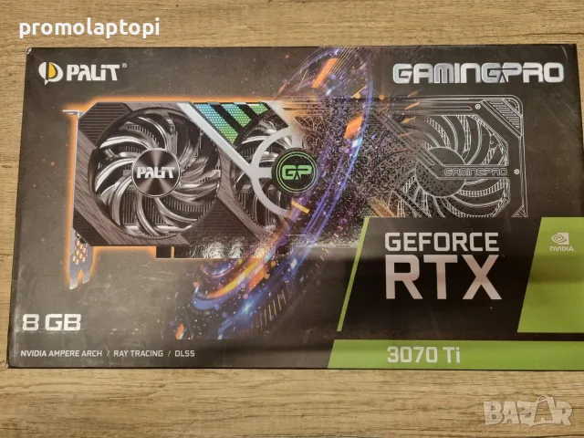 Palit GeForce RTX 3070 Ti GamingPro – като нова, снимка 7 - Видеокарти - 56227038