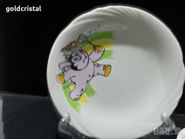 Стар български порцелан детски комплект , снимка 4 - Антикварни и старинни предмети - 52968164