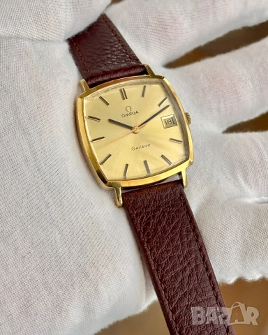 Omega Geneve Механичен Мъжки Швейцарски Часовник, снимка 1