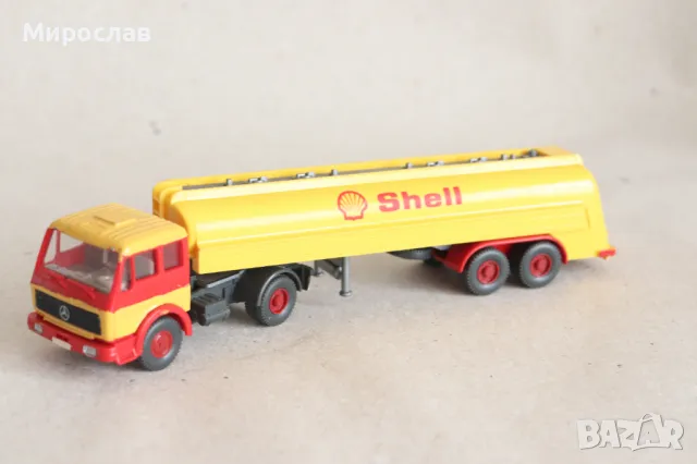 WIKING 1:87 H0 MERCEDES BENZ SHELL ЦИСТЕРНА КАМИОН МОДЕЛ