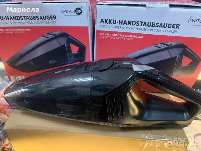 Безжична ръчна прахосмукачка за мокро и сухо почистване, снимка 3 - Прахосмукачки - 50472402