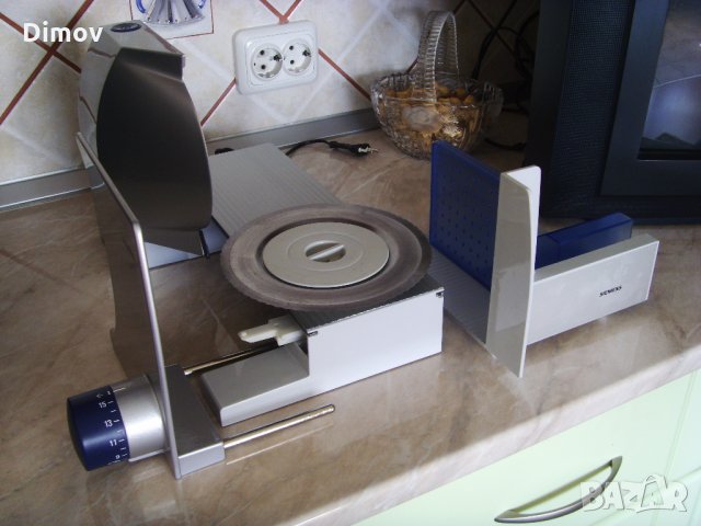 Уред за рязане (професионален) SIEMENS, 120W, Максимална дебелина на нарязване 15 мм, Инокс, Metalic, снимка 10 - Кухненски роботи - 31415719