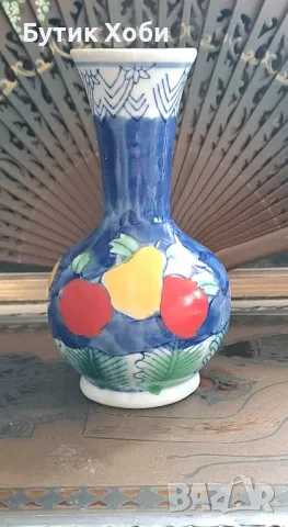 Дуо винтидж вази, Китай 70 - те г.г , снимка 4 - Антикварни и старинни предмети - 49613796
