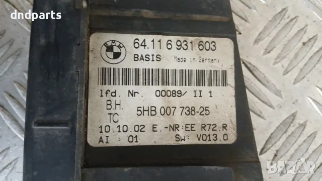 Панел климатроник BMW 3 E46 2002 6931603 64.116931603 5HB007738 3 (E46) (1998-2005), снимка 2 - Части - 56203907