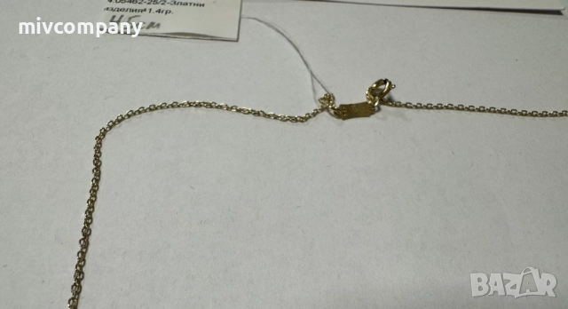 Златен синджир 1.4гр , снимка 5 - Колиета, медальони, синджири - 52454786