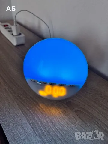 LED лампа, имитираща слънцето/часовник/будилник, снимка 8 - Лед осветление - 48210775
