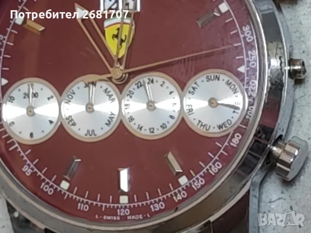 часовник Ferrari автоматик , снимка 2 - Мъжки - 55905033