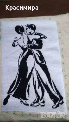 Гоблен "Танцуваща двойка", снимка 2 - Гоблени - 44380771