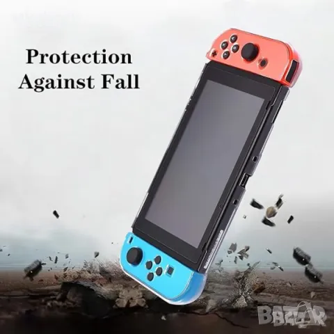Wesoke прозрачен калъф за Nintendo Switch и Joy-Con контролер