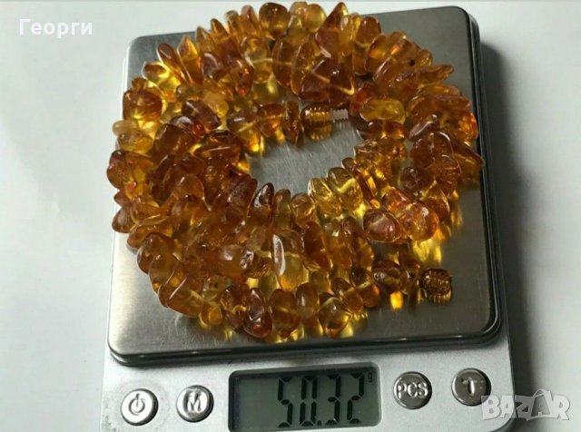 100 % чист висококачествен Балтийски кехлибар 50.32 грама. , снимка 8 - Колиета, медальони, синджири - 29365002
