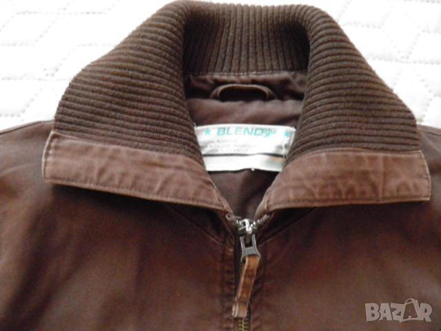 Дамско яке от кафяв деним L, снимка 5 - Якета - 54312937