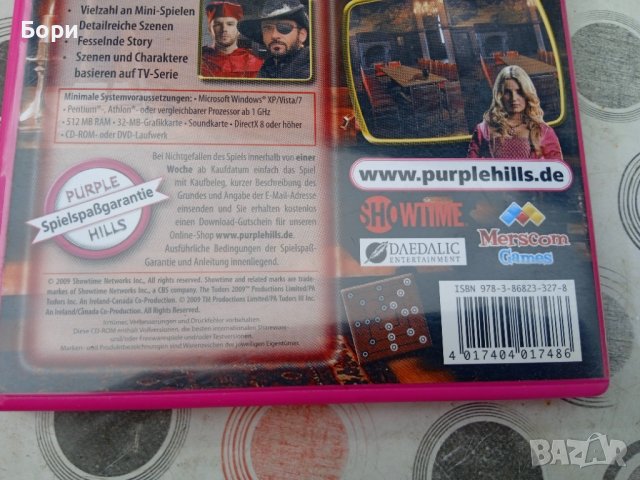 Die Tudors PC CD ROM, снимка 5 - Други игри и конзоли - 39817003