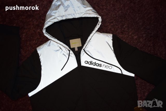 Adidas NEO Reflective Mens Jacket, снимка 12 - Якета - 31459195
