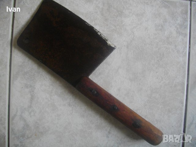 Български Стар Ръчно Кован Сатър 290мм/Стара Овощарска/Лозарска  Ножица 220мм-Ретро/Винтидж, снимка 9 - Други инструменти - 36952374