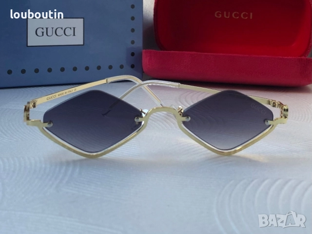 GUCCI 1:1 дамски слънчеви ромб очила 4 цвята , снимка 11 - Слънчеви и диоптрични очила - 52914951