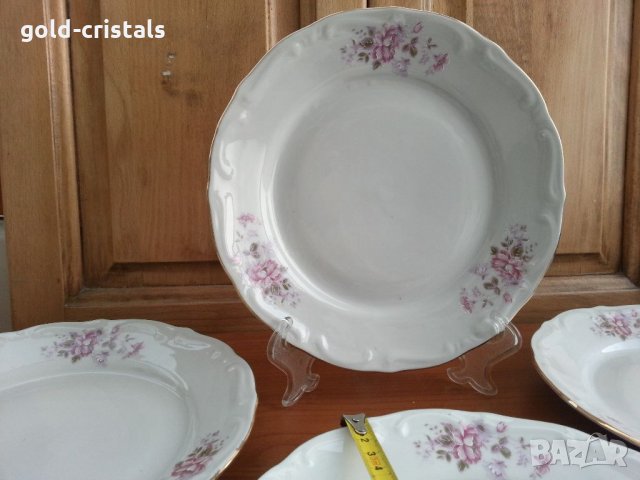 Стар български порцелан чинии плитки, снимка 7 - Антикварни и старинни предмети - 33962258