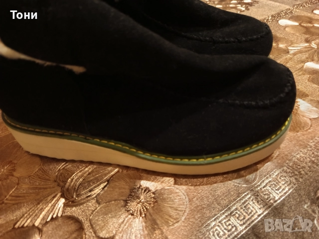 Нови Дамски Зимни Боти Изцяло от Чист Велур 38, снимка 2 - Дамски боти - 52969989