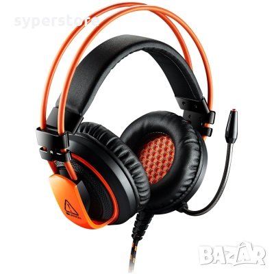 Слушалки с микрофон CANYON CND-SGHS5А Черно-Оранжеви Геймърски слушалки Gaming Headset
