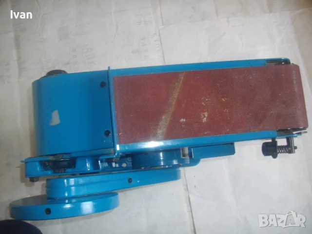 КОМБИНИРАН ЛЕНТОВ И ДИСКОВ ШЛАЙФ GUDE Немски оригинален 2003г. 15,0кг 100х914мм 250W Почти нов , снимка 5 - Други инструменти - 47966896