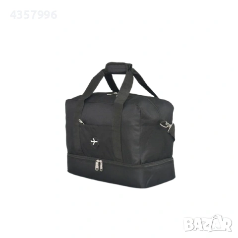 Чанта за ръчен багаж, 2854, Текстил, Черен , снимка 2 - Чанти - 53102651