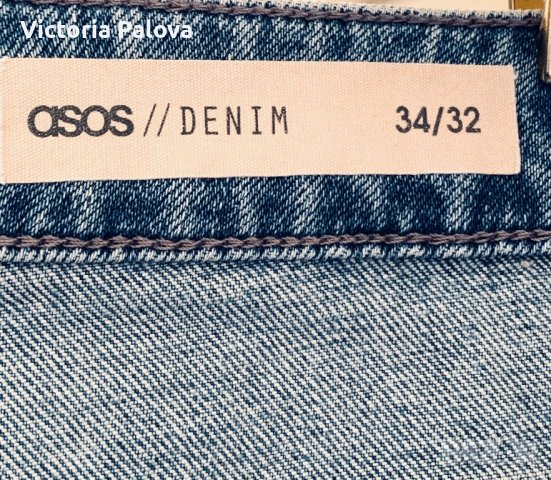 Дънки висока талия ASOS, снимка 5 - Дънки - 42867262