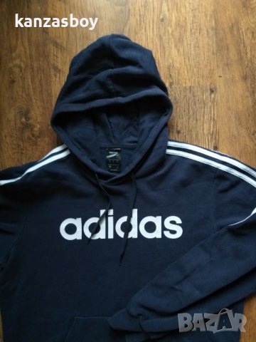 adidas Essential 3 Stripe Hoodie - страхотно мъжко горнище , снимка 9 - Спортни дрехи, екипи - 38902648