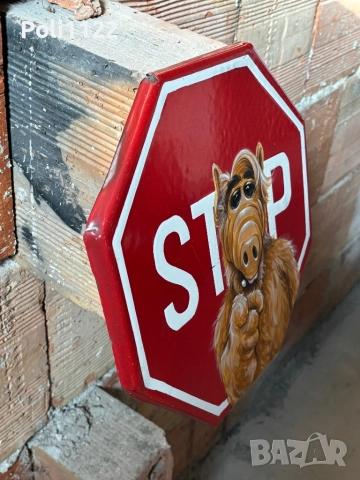 Емайлирана табела/Картина, снимка 5 - Антикварни и старинни предмети - 51750265