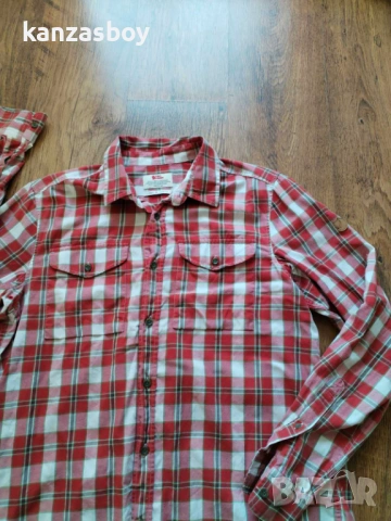Fjällräven SINGI FLANNEL SHIRT - страхотна мъжка риза М, снимка 5 - Ризи - 54043421
