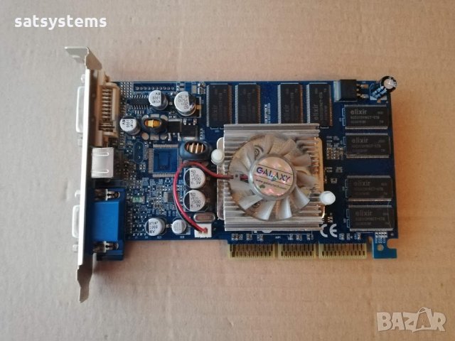 Видео карта NVidia GeForce Galaxy FX5500 AGP
