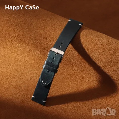 WAX Кожена каишка за Huawei Watch/Samsung/Xiaomi/Garmin/Apple/Amazfit, снимка 8 - Каишки за часовници - 50047869