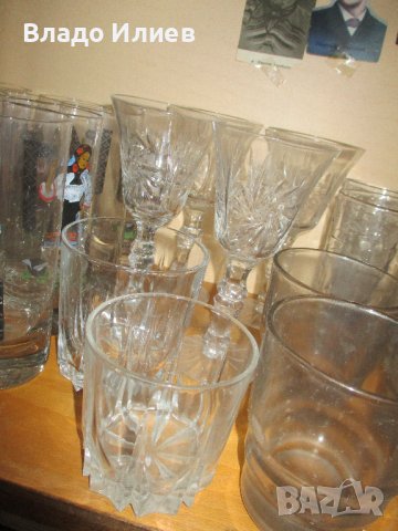 Чаши и сервизи стъклени, порцеланови и пластмасови разнообразни, и метални канчета, снимка 14 - Чаши - 31542829