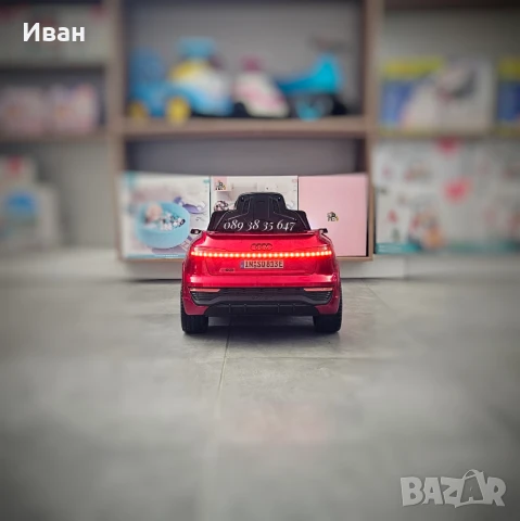 ПРОМОЦИЯ ДО 24.12!НОВО!Акумулаторен джип Audi SQ8 RED с 12V батерия,меки гуми, снимка 7 - Детски велосипеди, триколки и коли - 51372718