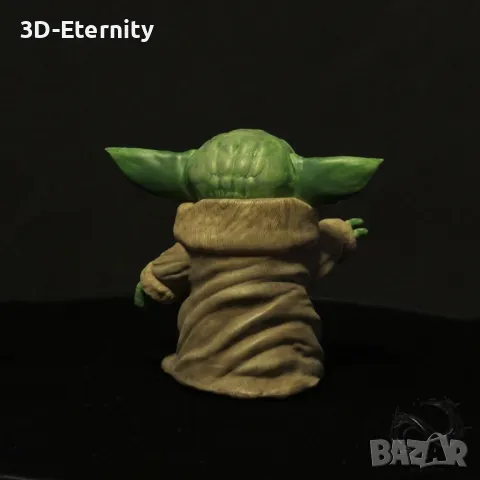 3D Фигура - Бейби Йода, снимка 8 - Колекции - 50044196