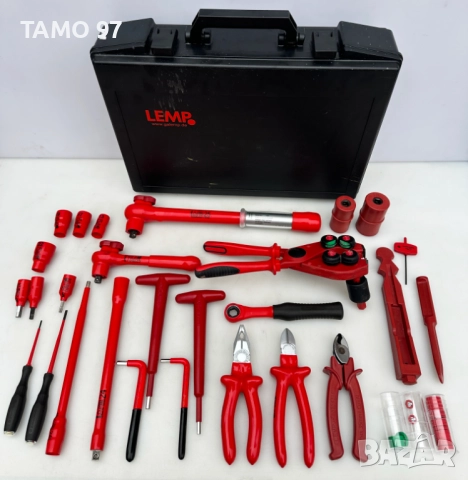 LEMP - Комплект от професионални изолирани инструмент 1000V VDE за електротехници