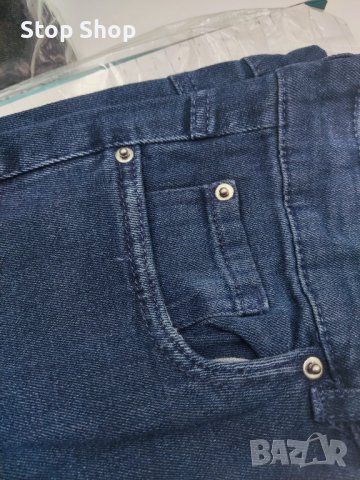 Дънки еластични син цвят denim Trousers , снимка 3 - Дънки - 39616850