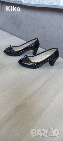 Летни дамски обувки на ток - номер 40, снимка 7 - Дамски обувки на ток - 54246334