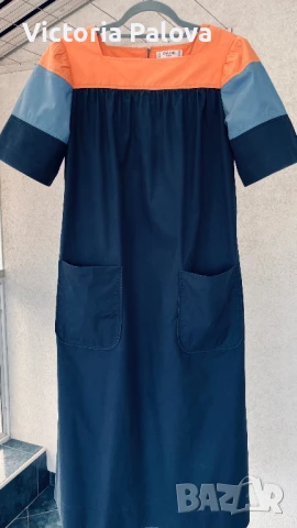 HAUTE COUTURE модна къща CELINE рокля памук, снимка 2 - Рокли - 51234620