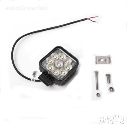 LED Халоген/работна лампа 27W 12/24V – T260, снимка 3 - Аксесоари и консумативи - 56054342