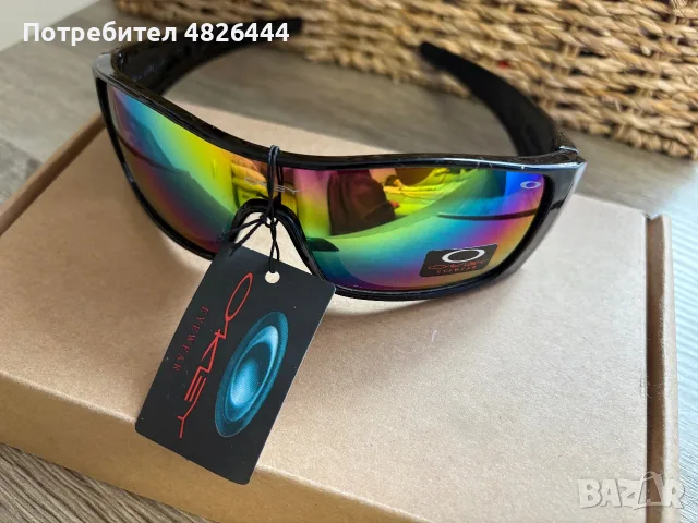 Oakley BATWOLF Matte Blackout POLARIZED Galaxy Jade lens Sunglass 9101, снимка 2 - Слънчеви и диоптрични очила - 56180327