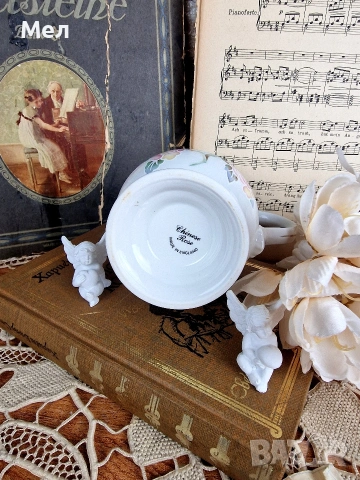 Английска кана Китайска роза, снимка 6 - Антикварни и старинни предмети - 54094009