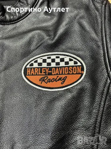 HARLEY DAVIDSON Юбилейно 120 Години 97051 Кожено Яке Кожа 2XL XXL, снимка 7 - Якета - 49257277