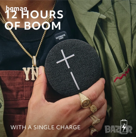 UE MINIROLL безжична Bluetooth тонколонка, черен цвят, снимка 4 - Bluetooth тонколони - 52124916