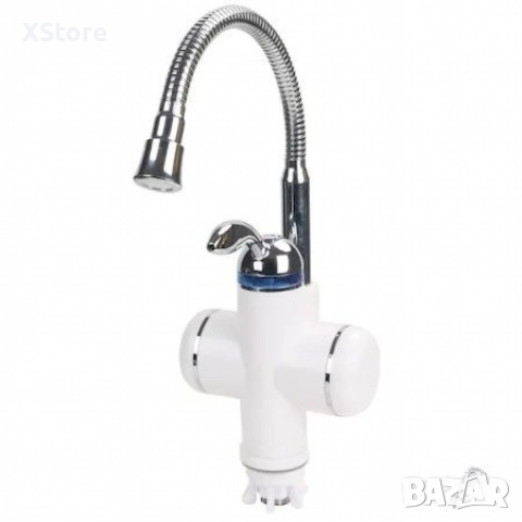 Смесител с проточен бойлер 3200W. 3а плот + Гъвкав чучур