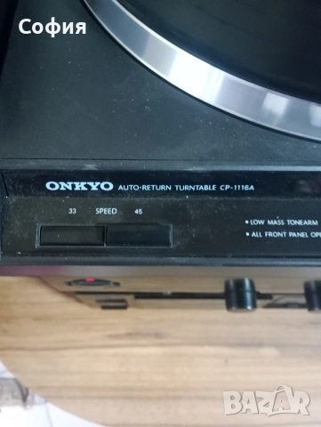 ONKYO --auto Return TURNTABLE CP-1116 A, снимка 5 - Грамофони - 54049050