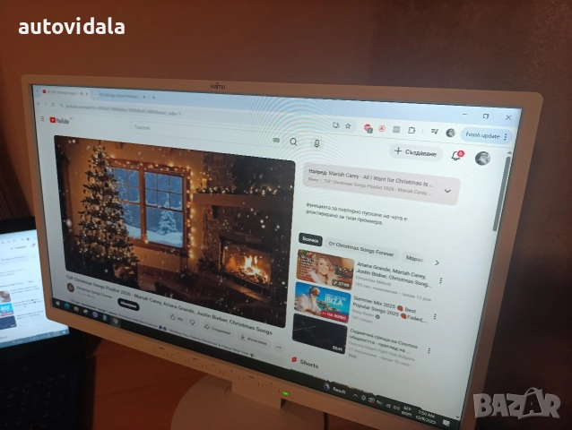 Монитор Fujitsu 24" B24-8TE PRO като нов, снимка 3 - Монитори - 52716632