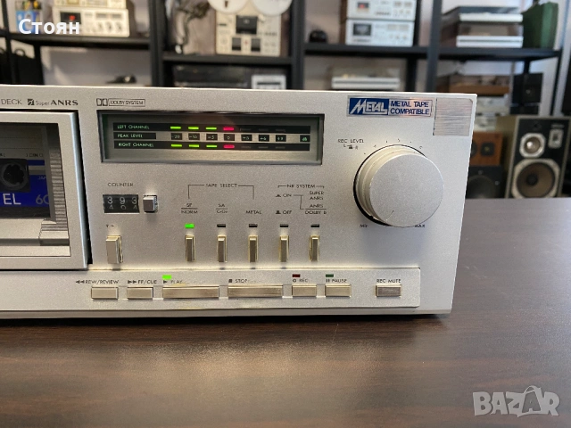 Супер касетен дек JVC, снимка 3 - Декове - 54112052