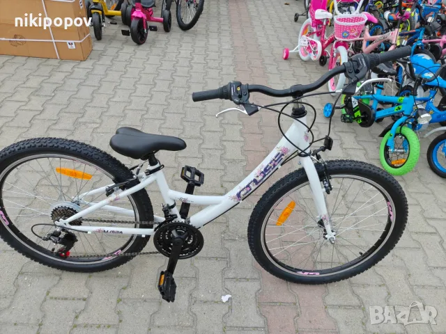 CROSS Велосипед 24" ALISSA бял, снимка 3 - Велосипеди - 56528876
